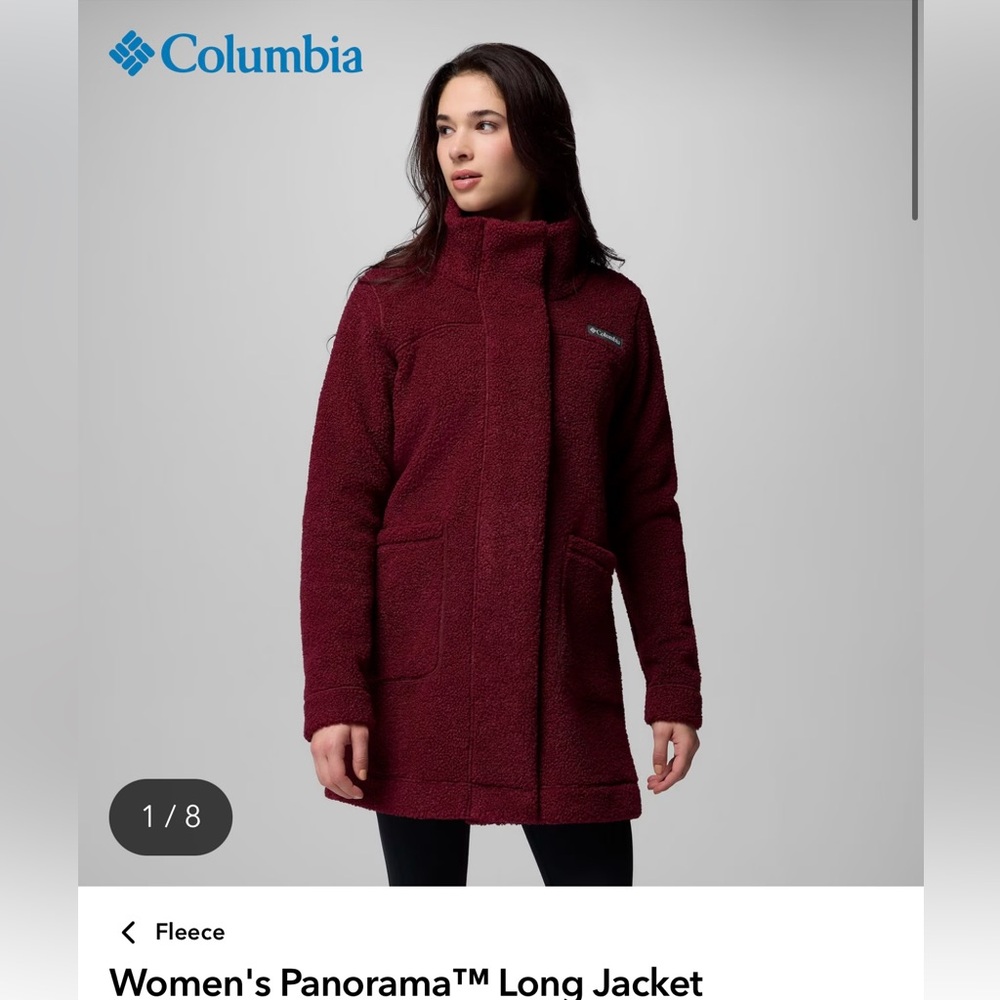 Columbia Panorama Long Rich Wine Color size L